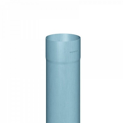 Детальное фото труба водосточная, l- 2 м, d-150 мм, серо- голубой, rheinzink